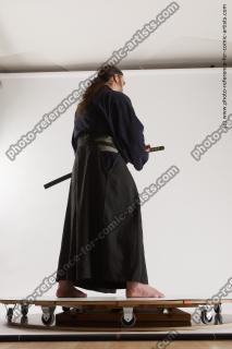standing samurai with sword yasuke 12c